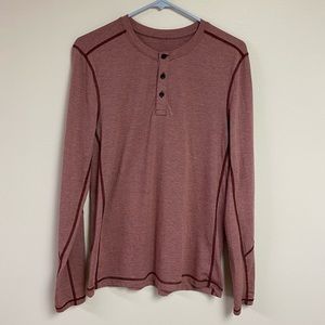 Lululemon Performance Long Sleeve Henley Small